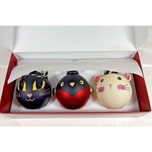 Vinterfint Paulin Machado Ikea Ball Onaments Animal Cat Penguine Mouse Set
